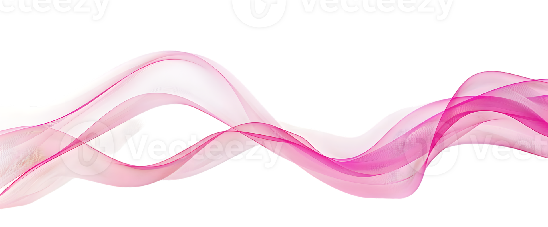 Abstract Flowing Pink and White Fabric A Serene and Elegant Design Element png