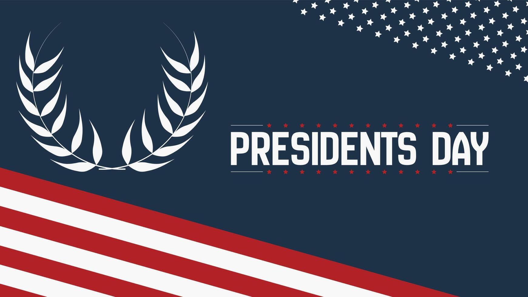 Celebrating Democracy Presidents' Day Reflections vector