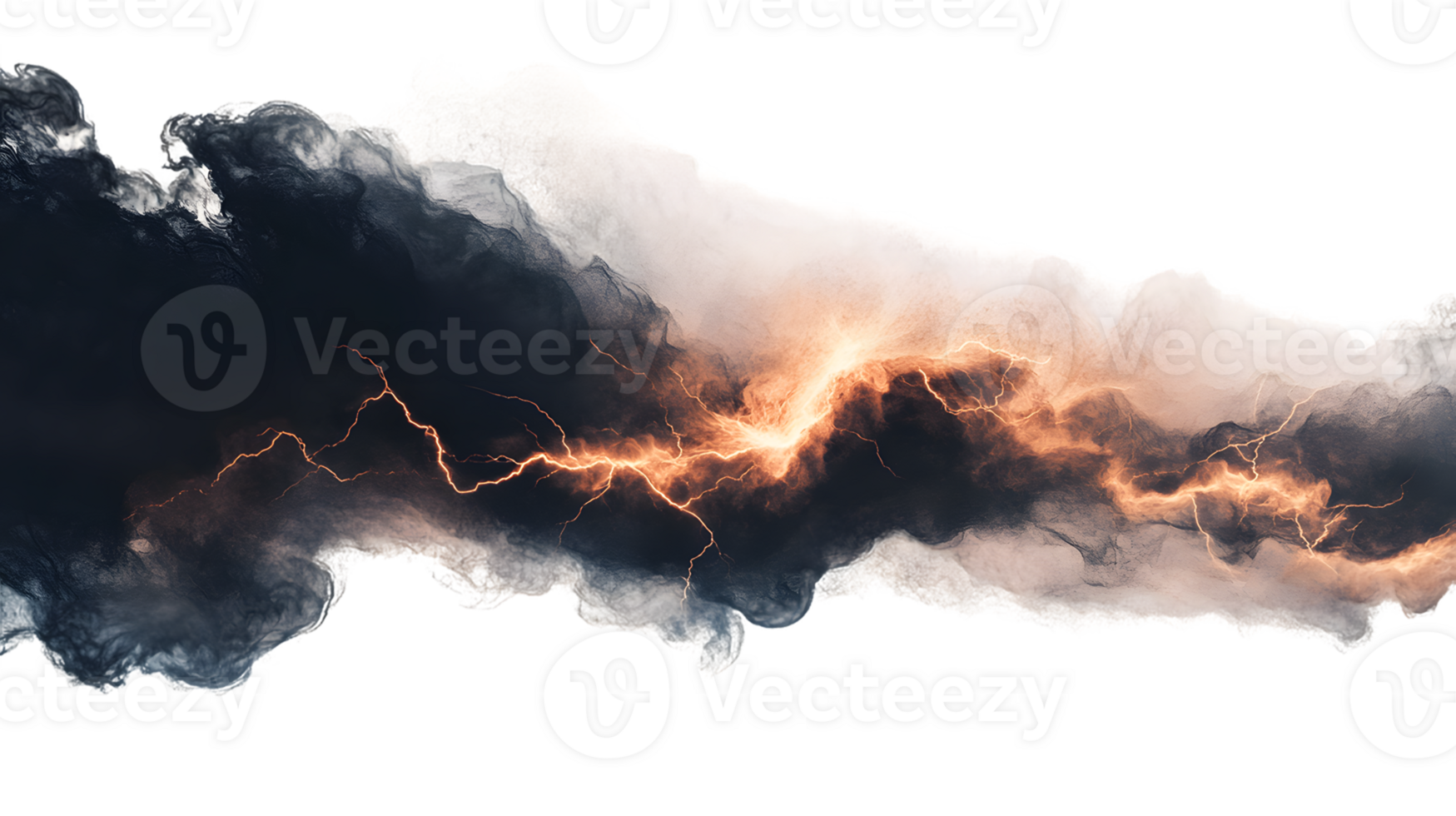 Fiery Abstract Cloud Formation with Dynamic Energy and Textural Contrast png