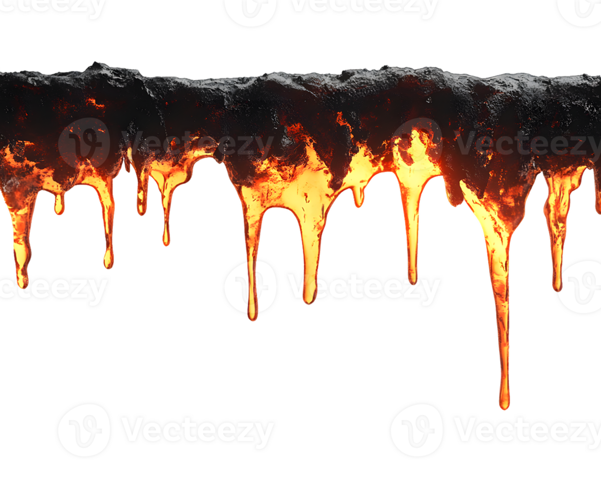 Molten Lava Dripping Texture png