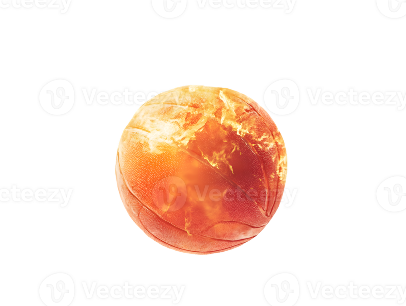 Fiery Orb A depiction of an overheated planet png