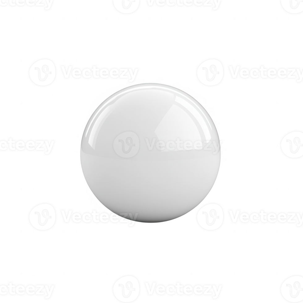 A glossy white sphere on a black background, ideal for design and graphics purposes. png