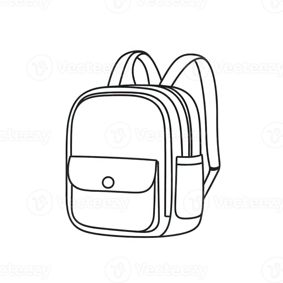 A stylish and functional backpack for school, travel, or outdoor activities. png