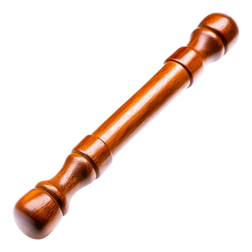 Elegant Wooden Rolling Pin for Baking and Cooking in Kitchen png
