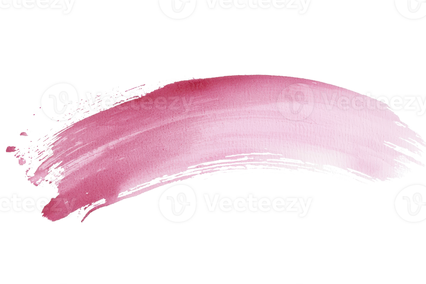 Elegant pink brushstroke isolated on a transparent background. perfect for design and decorative projects. Soft, artistic touch and creative flair. png