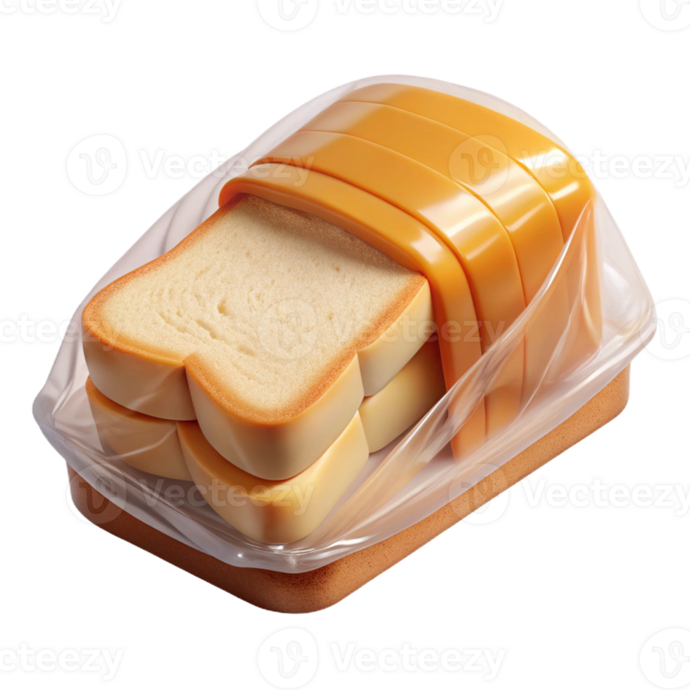 Packaged White Bread Ready for Use png