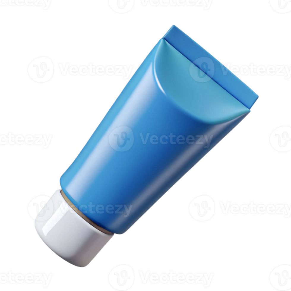 hygiene-themed 3d toothpaste model png