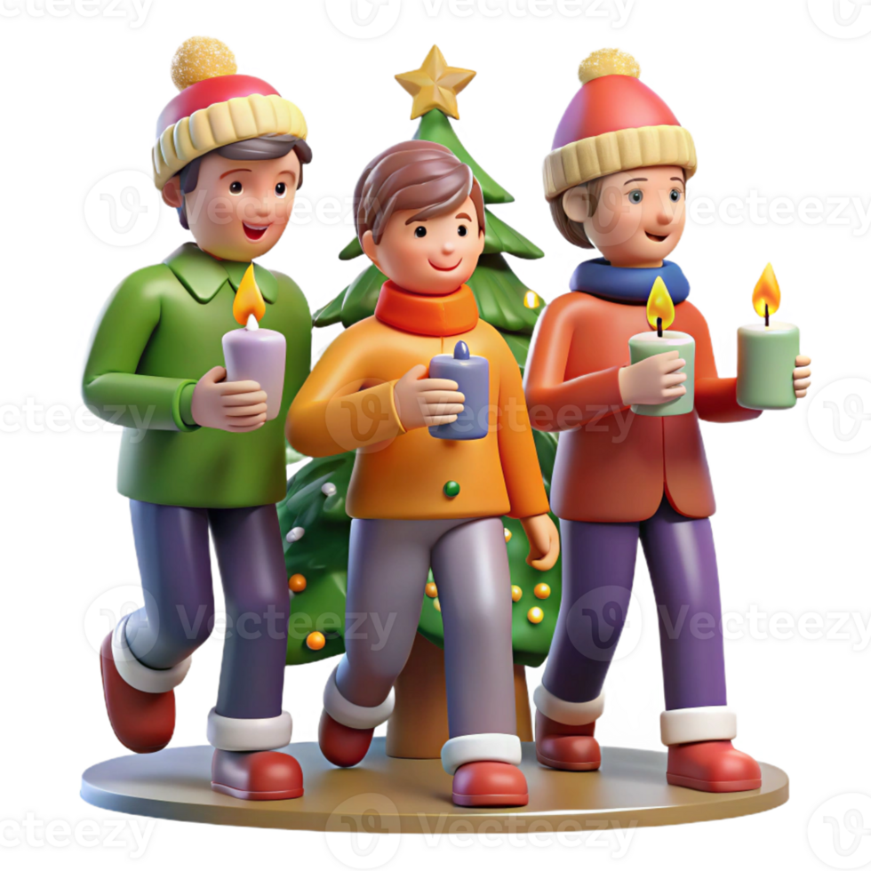 Festive Friends Toasting Holiday Drinks png