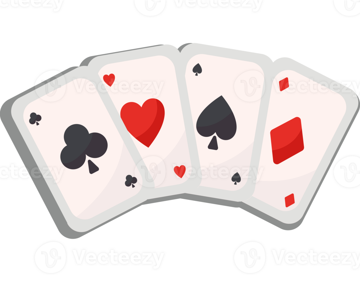 casino deck cards illustration isolated png