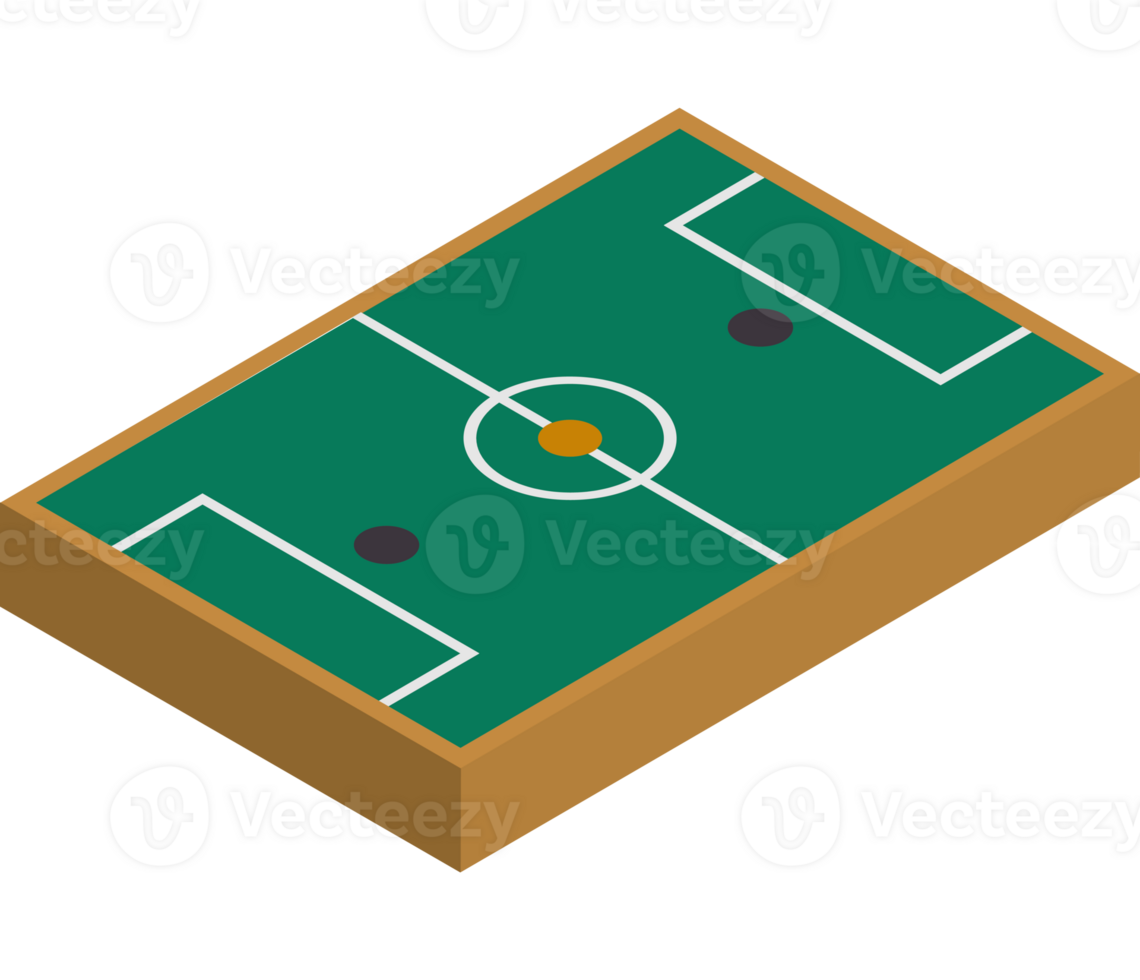A soccer field isolated illustration png