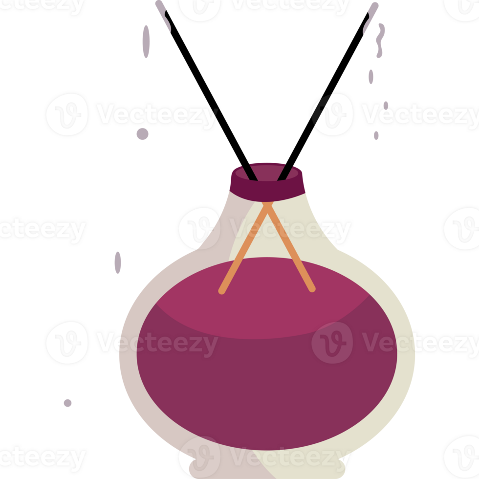 A purple vase isolated png