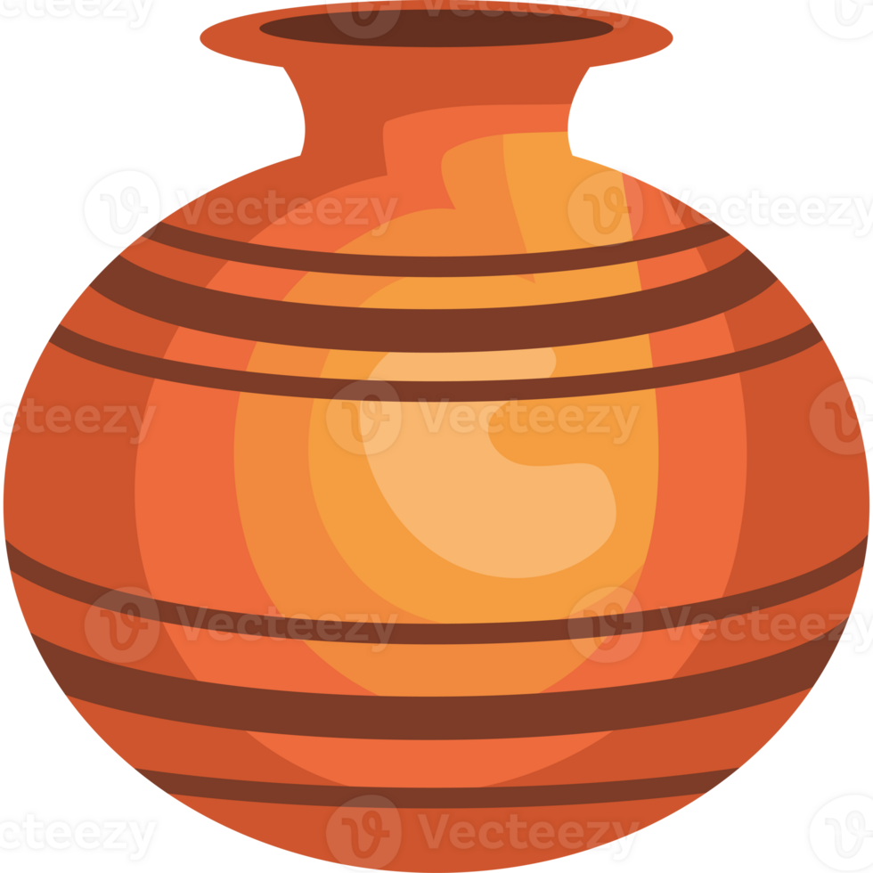 clay traditional vase illustration design png