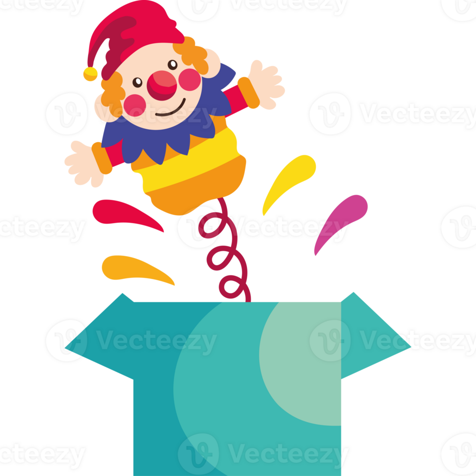 prank box fools day jester illustration png