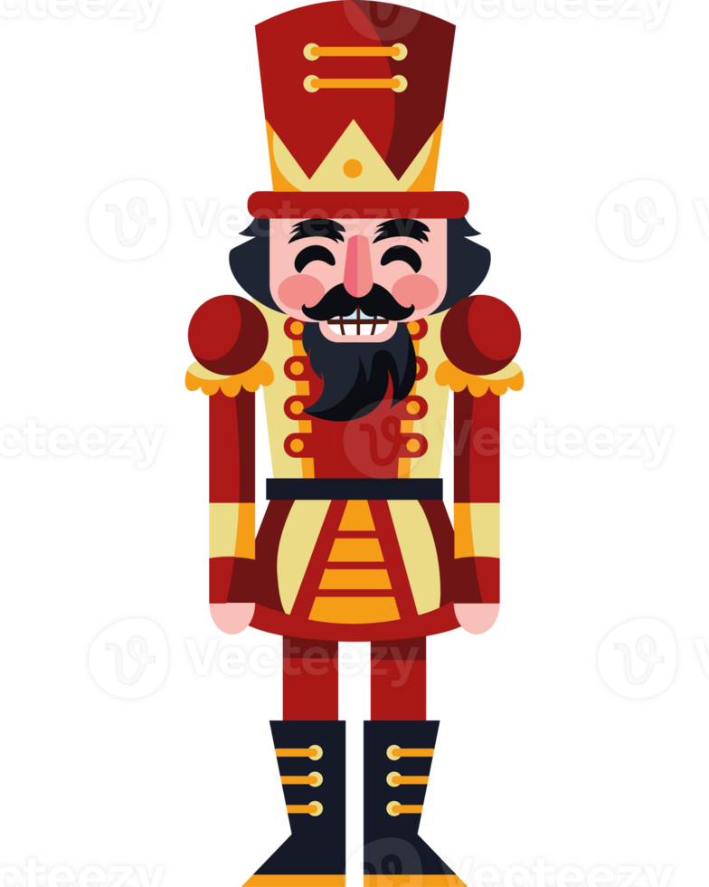 christmas nutcracker character illustration isolated png
