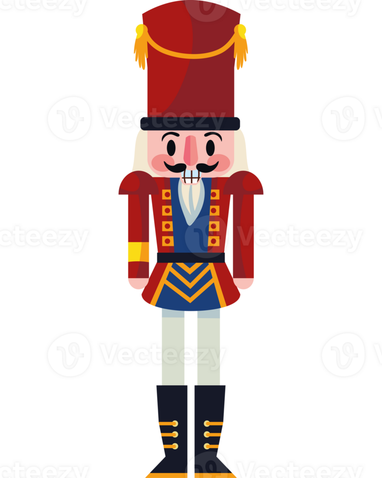 christmas nutcracker illustration design isolated png