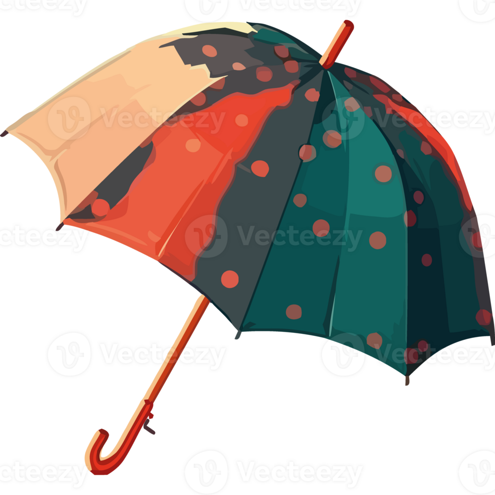umbrella in rainy weather isolated png