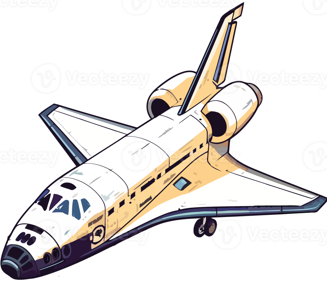 spaceship futuristic vehicle icon isolated png