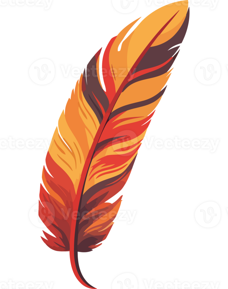 Feather quill pen creates elegant nature sketch isolated png
