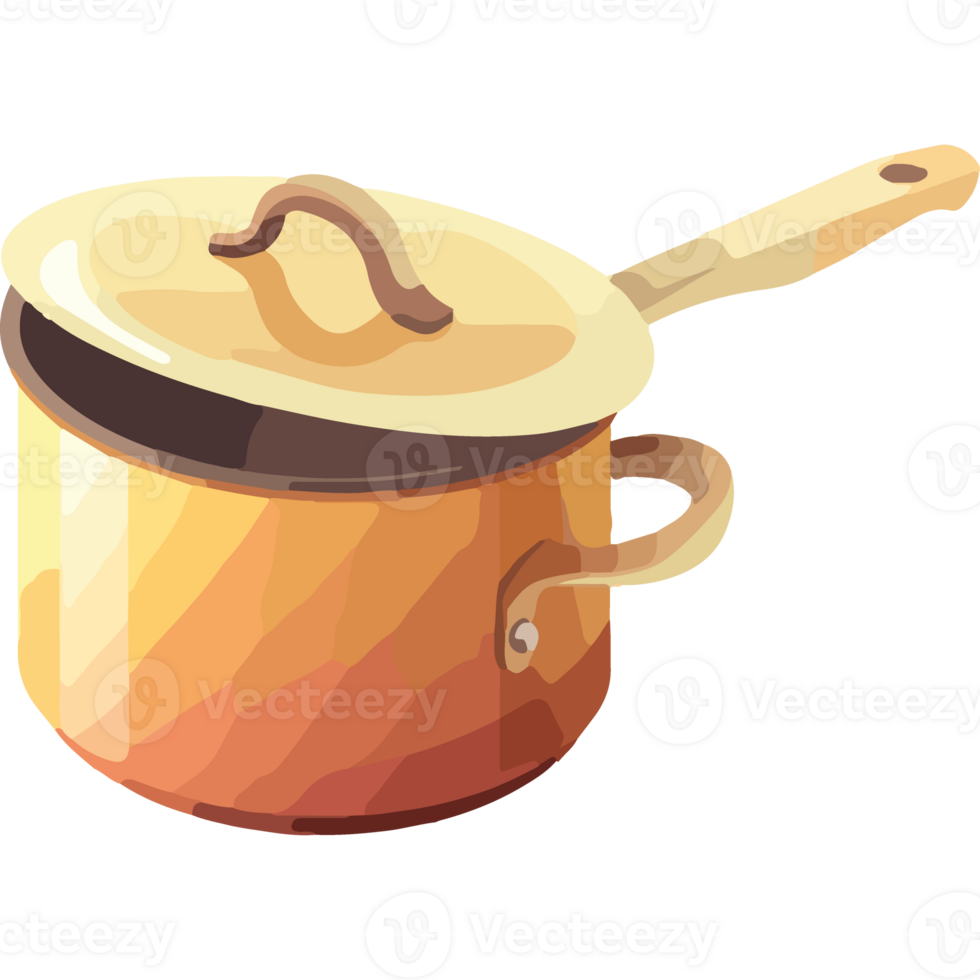Saucepan boiling on stove icon png