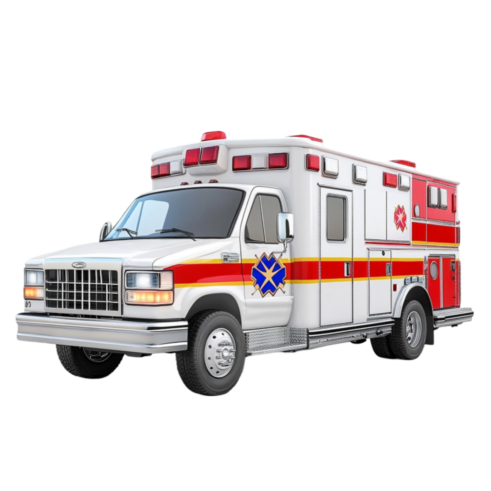 Emergency Ambulance on Call in High-Resolution png