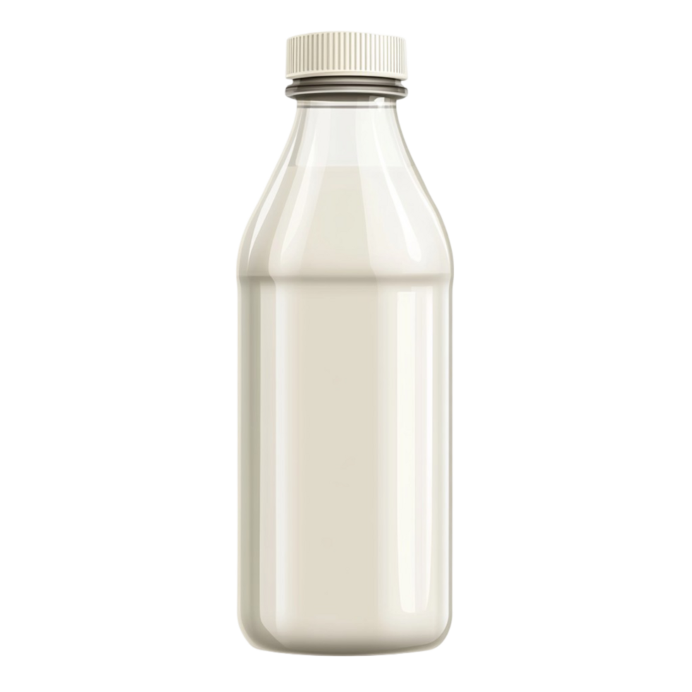 Classic Glass Bottle of Milk for Freshness png