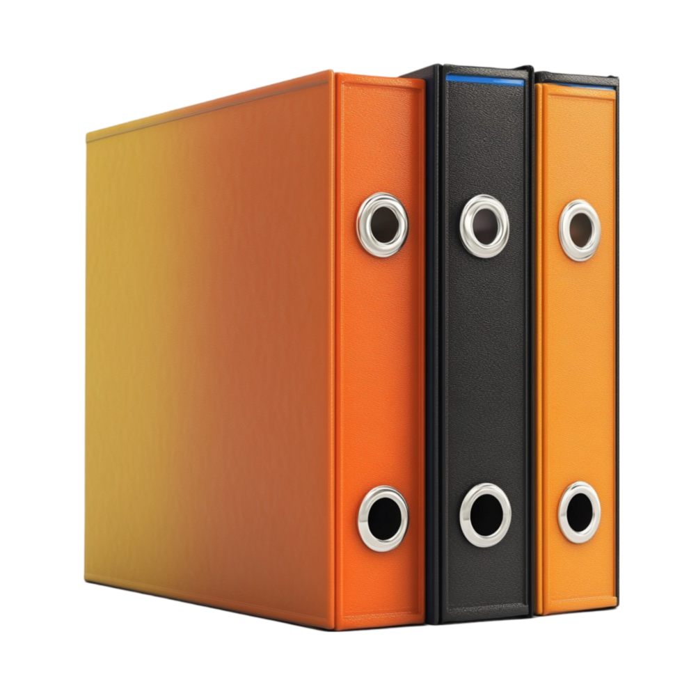 Neutral-Colored Document Binders for Organization png