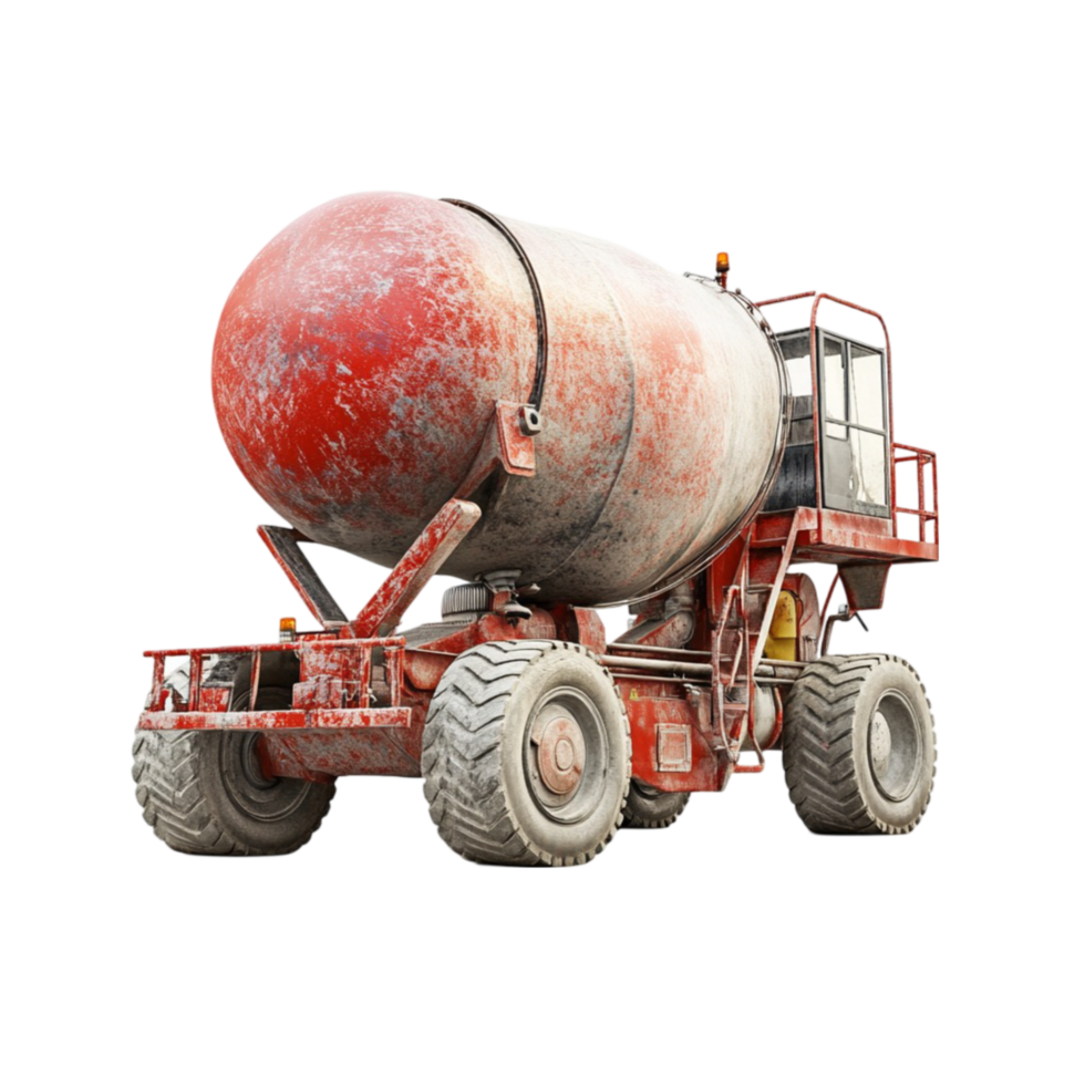 Old Rusty Cement Mixer png