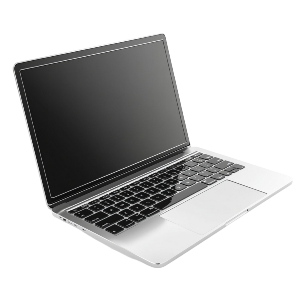 Minimalistic Black Laptop png