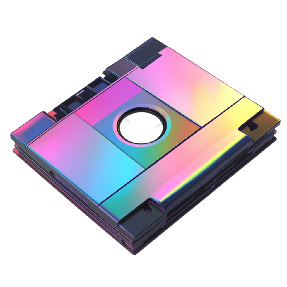 Colorful Floppy Disk Icon png