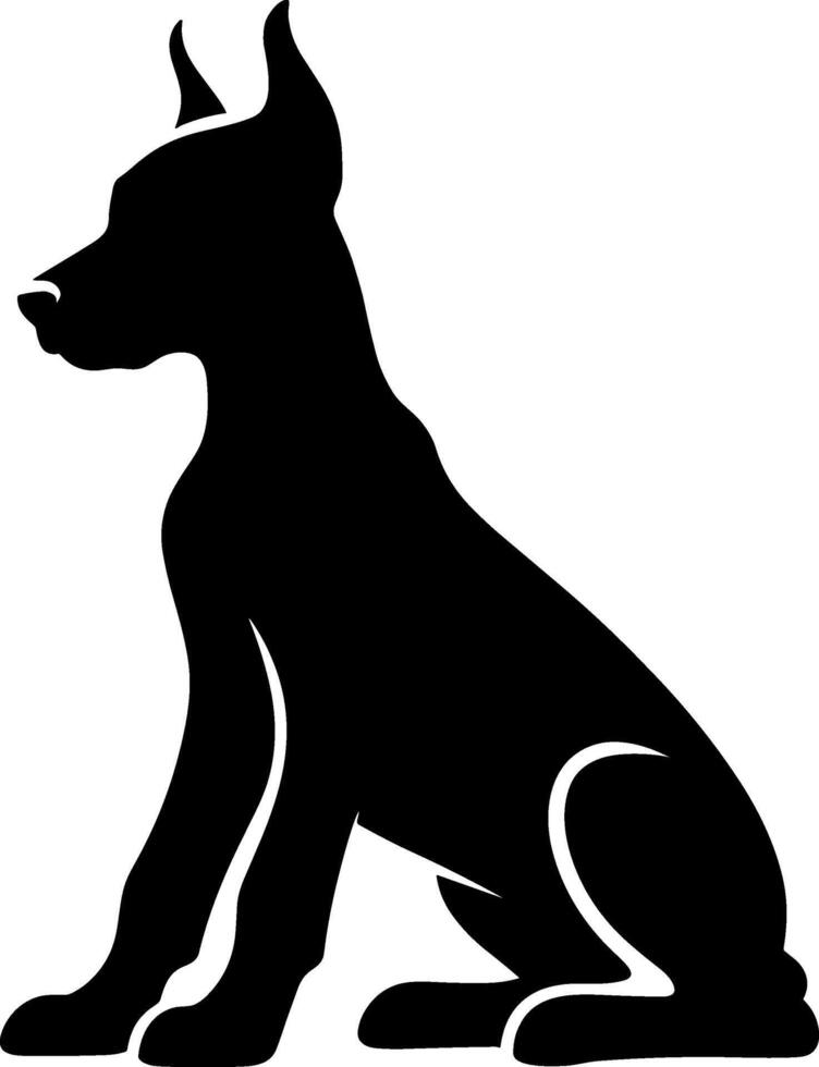 Doberman Pinscher Puppy vector