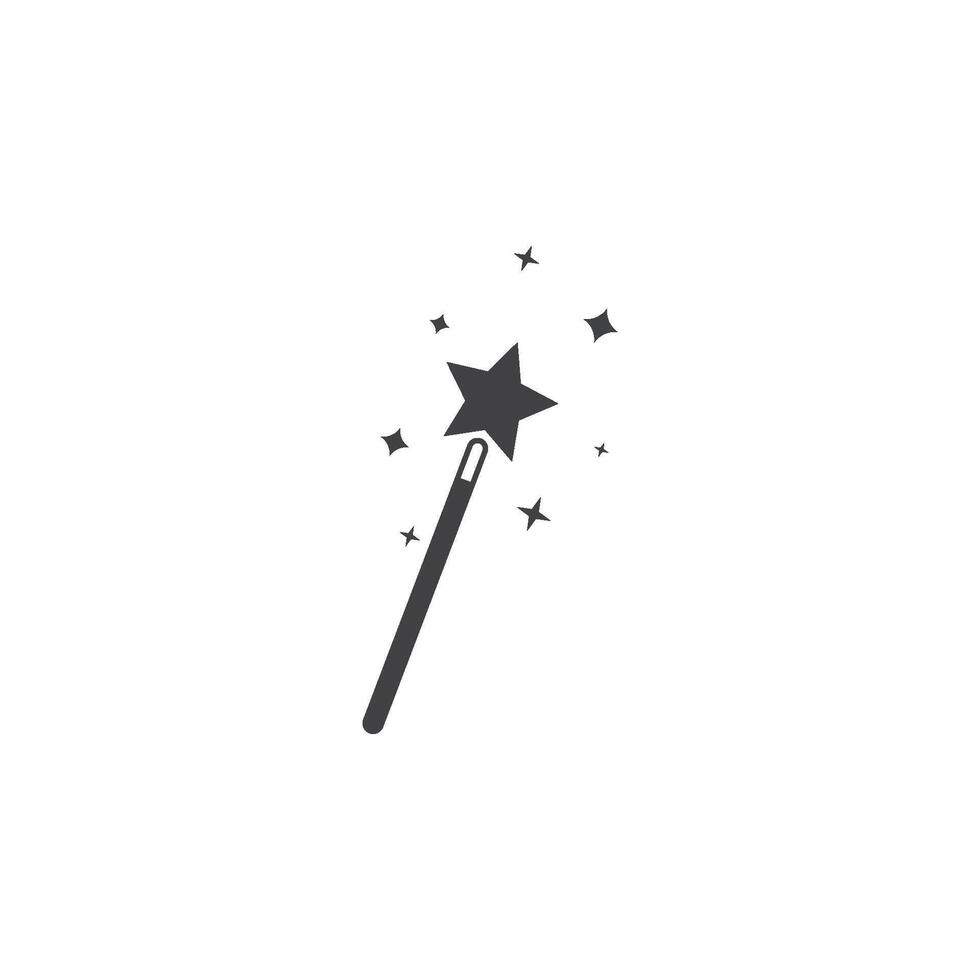 Wand Magic stick icon vector