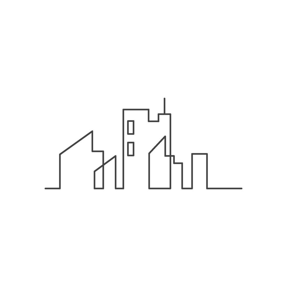 illustration of Modern City skyline vector