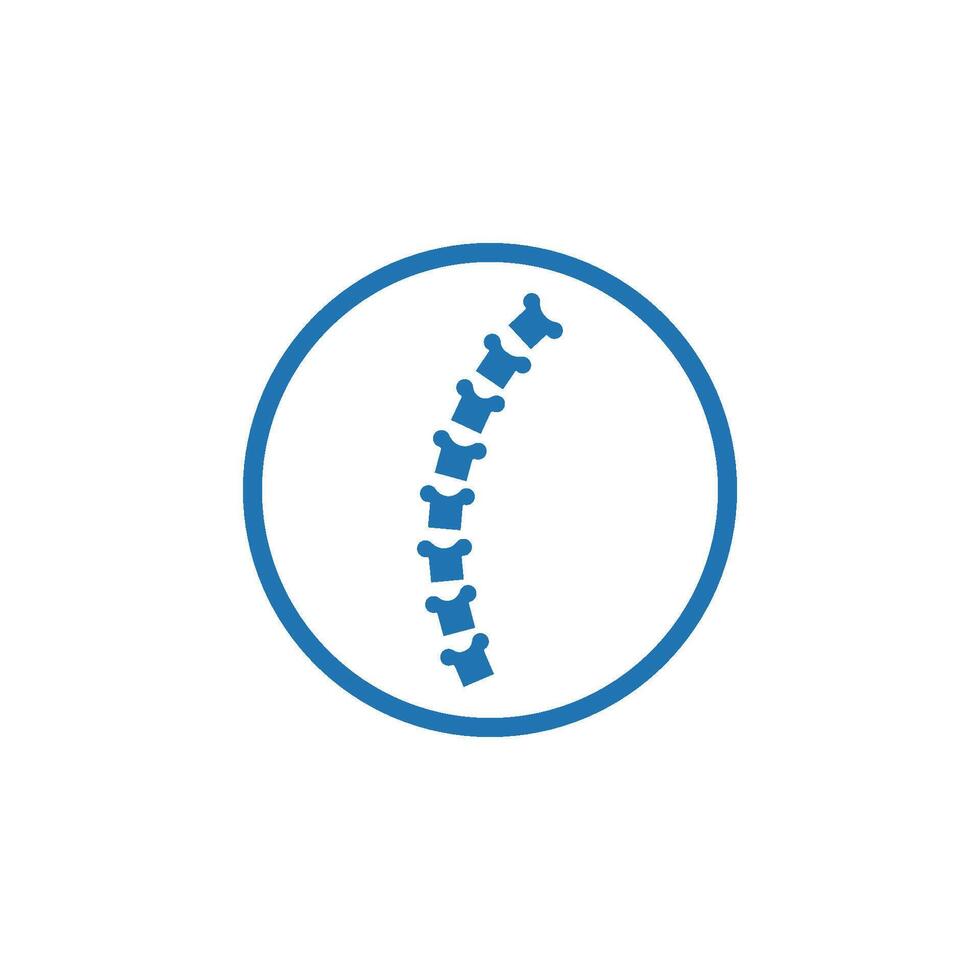 Spine diagnostics logo illustration vector
