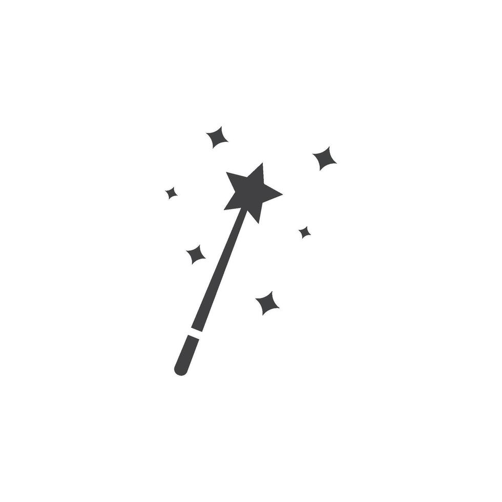 Wand Magic icon template vector
