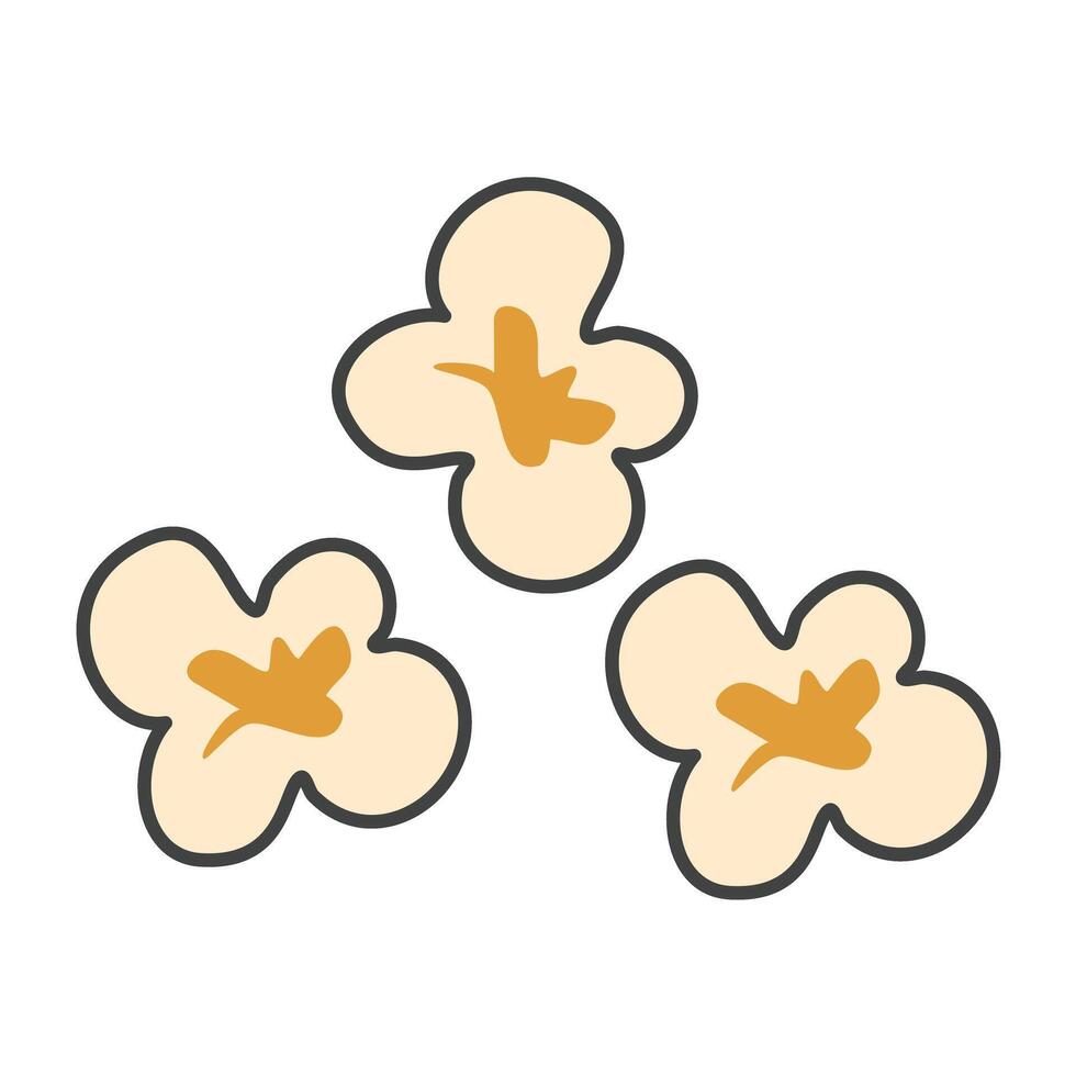 Bunch of Popcorn illustration vector