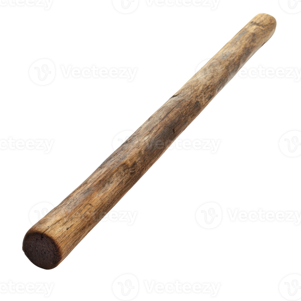 Wooden Stick Texture on transparent background. png