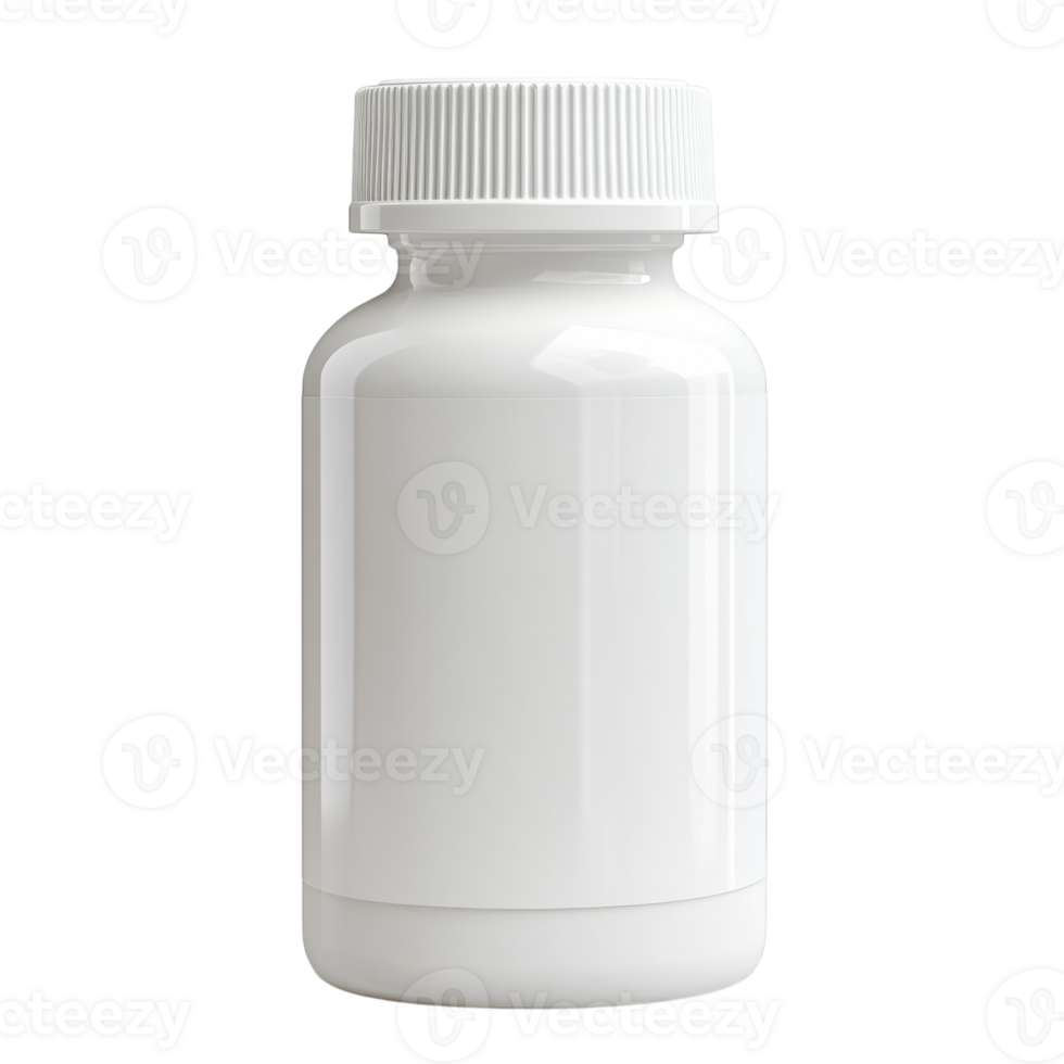 Medicine Bottle on transparent background. png