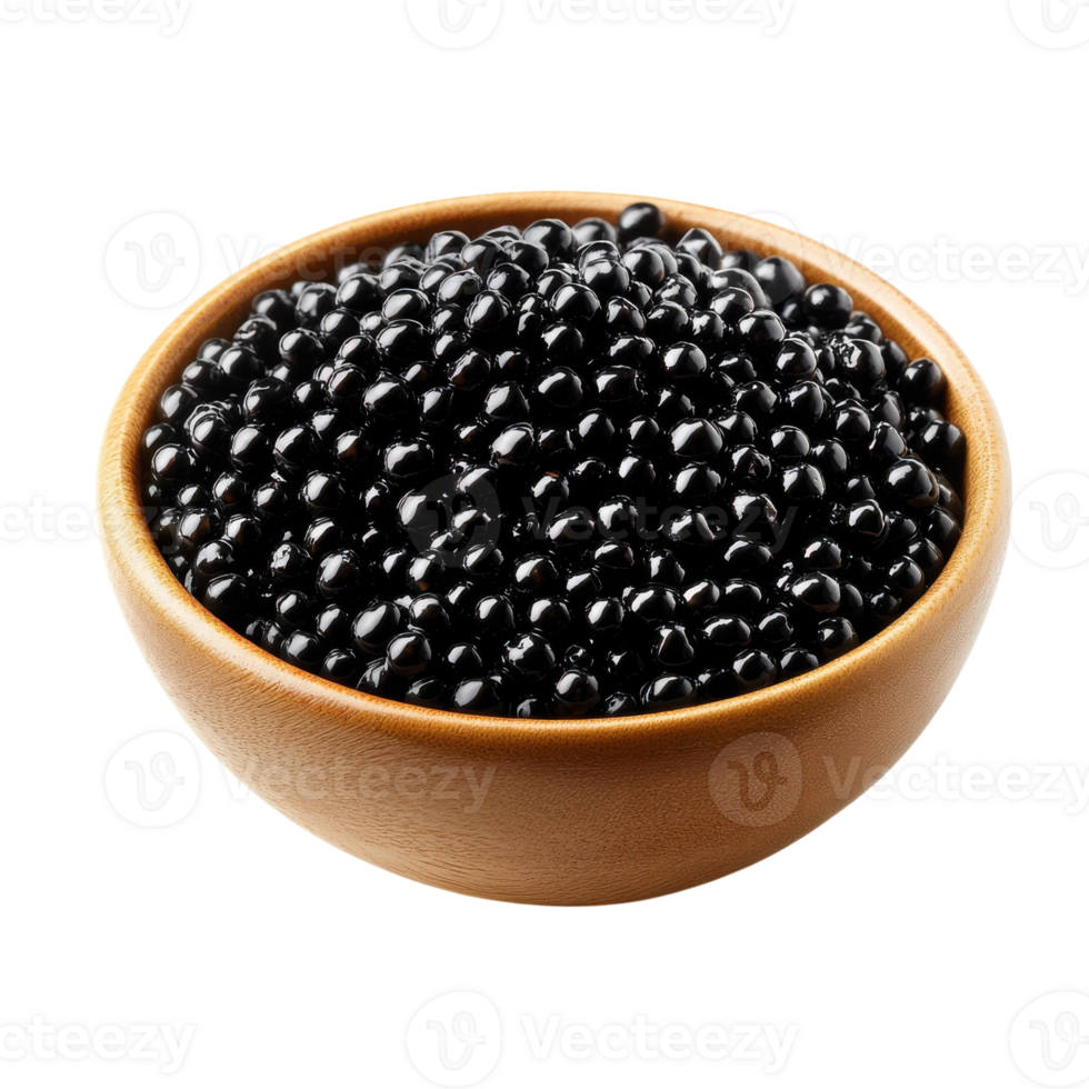 Luxury Caviar Food on transparent background. png