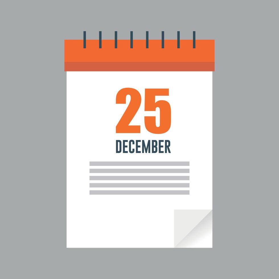 orange calendar icon on white background vector