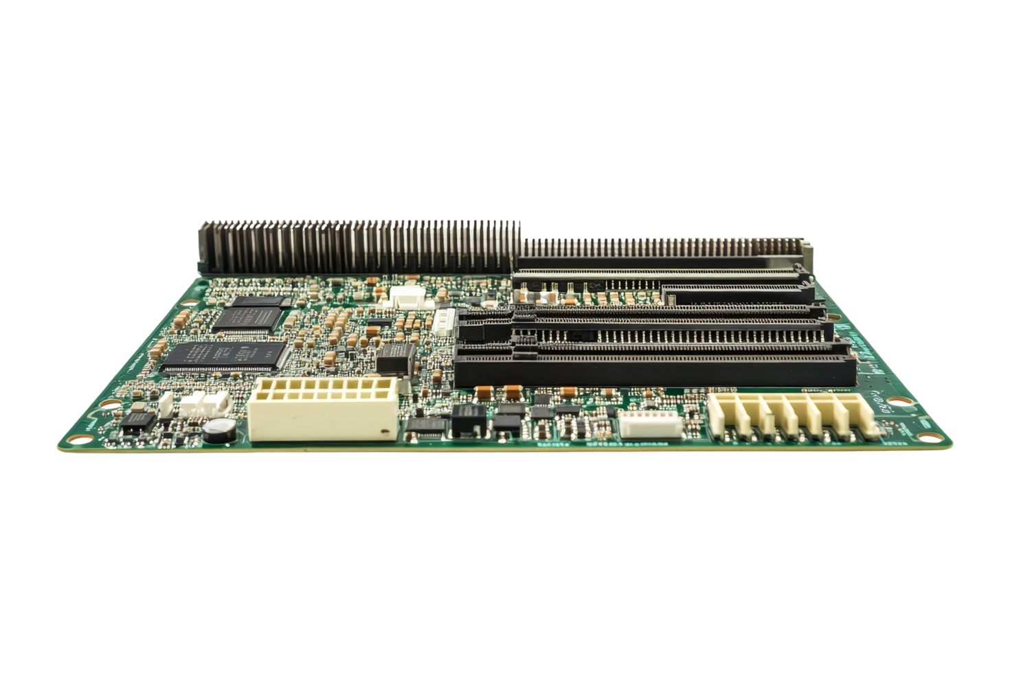 Font Vintage computer motherboard isolated png