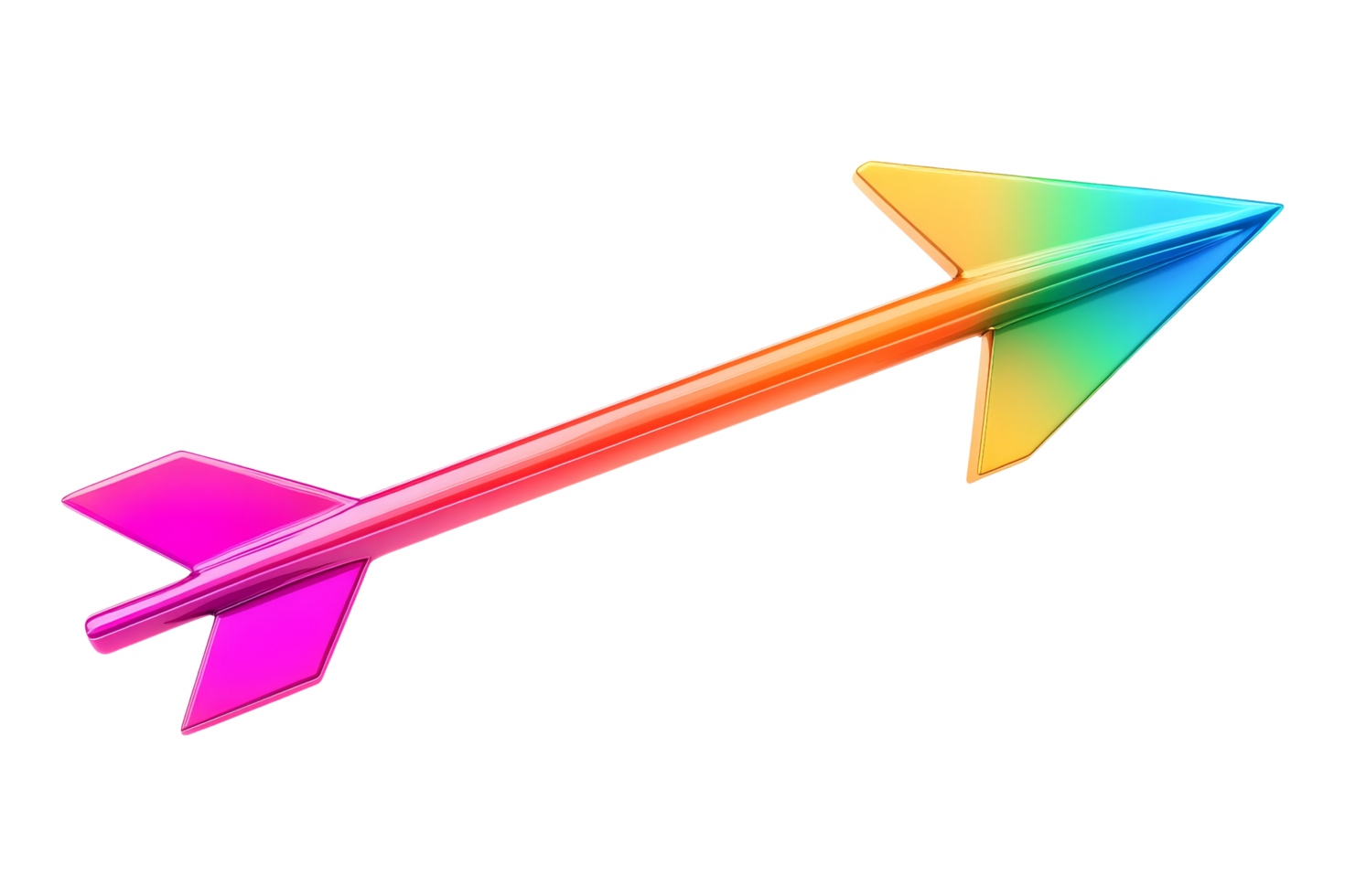 Colorful arrow symbolizing direction creative environment png