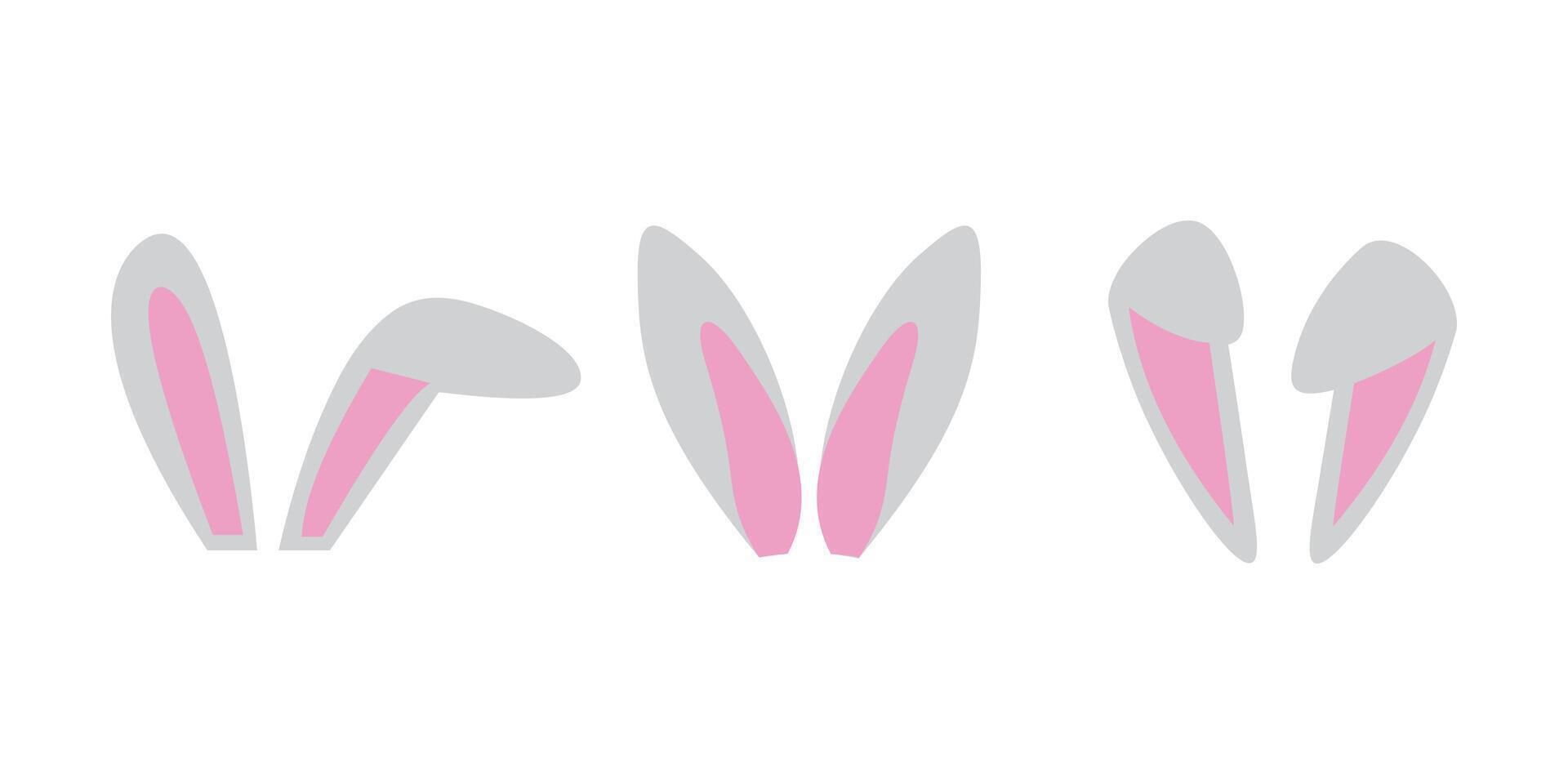 Ear bunny rabbit icon background design isolated graphic . vector