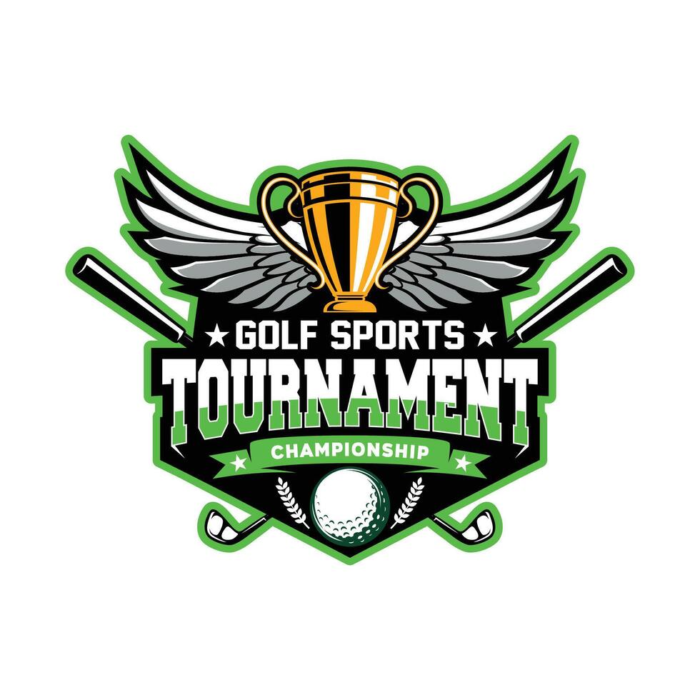 Golf tournament Logo Design vector