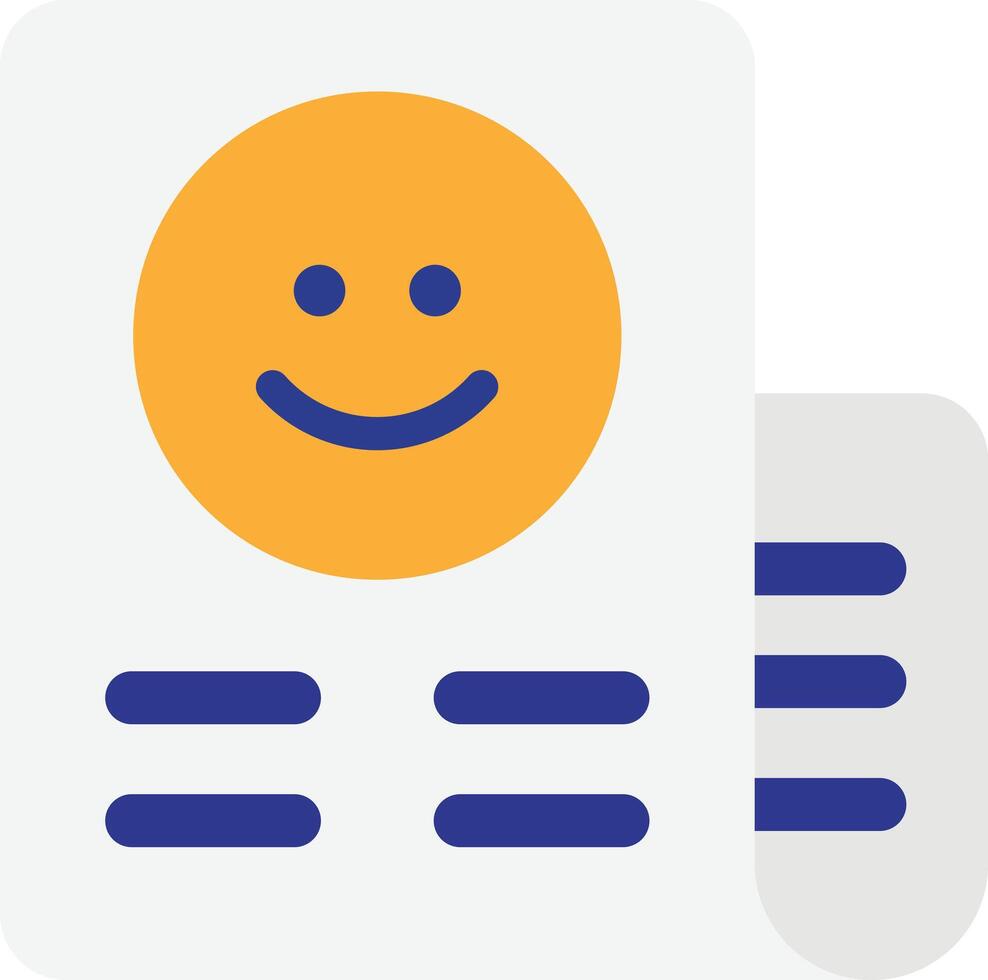 Newspaper Article Paper Happy vector