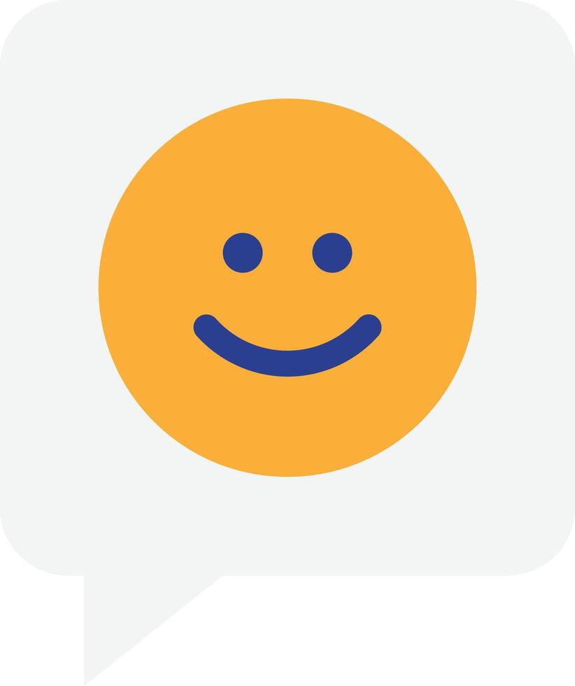 Chat Message Happy vector