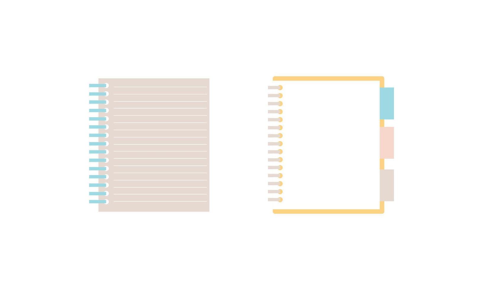 Set of isolated background for office document or grid page. vector