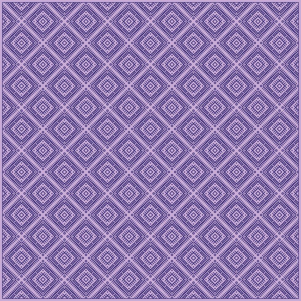 beautiful purple rhombus pattern with unique abstract style vector