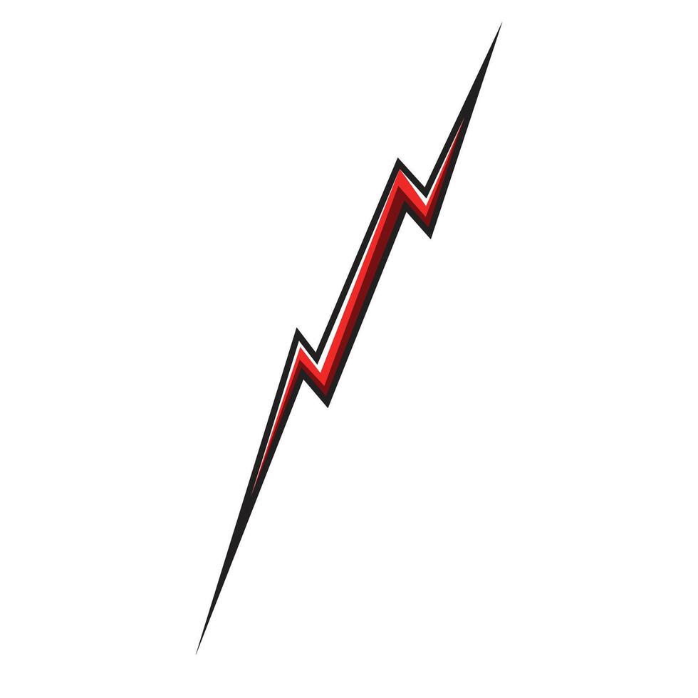 a lightning color illustration logo vector
