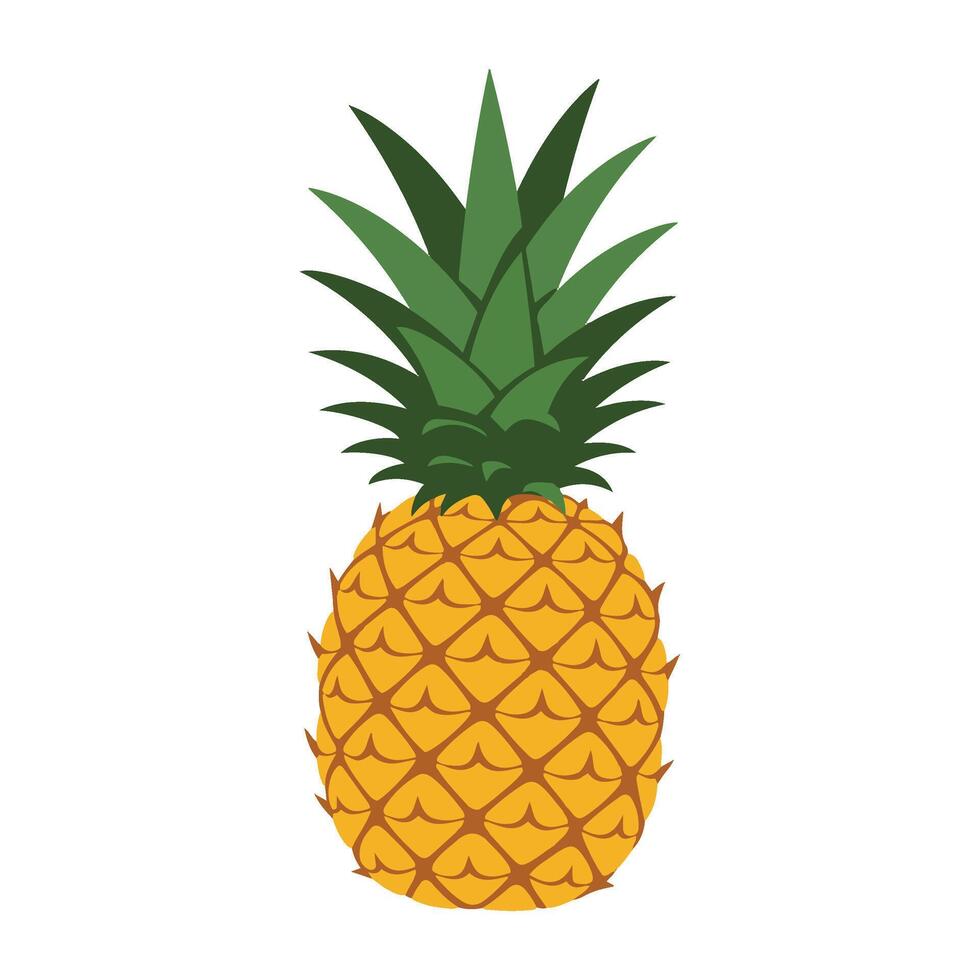 Lush and Juicy Pineapple Vectors Design Perfect for Creative and Summery Projects