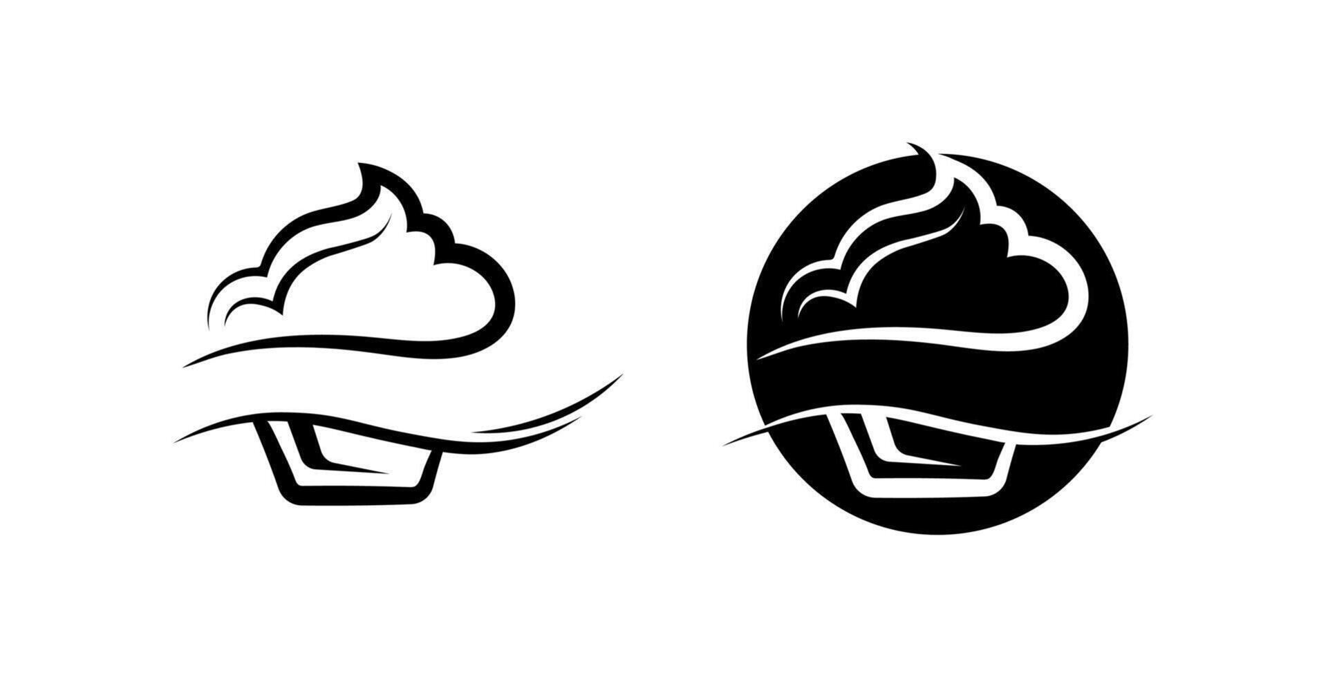 Cakes and Bakery icon logo design vector
